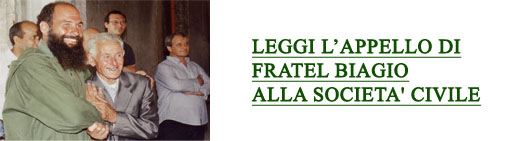 Appello di Fratel Biagio a tutta la società civile